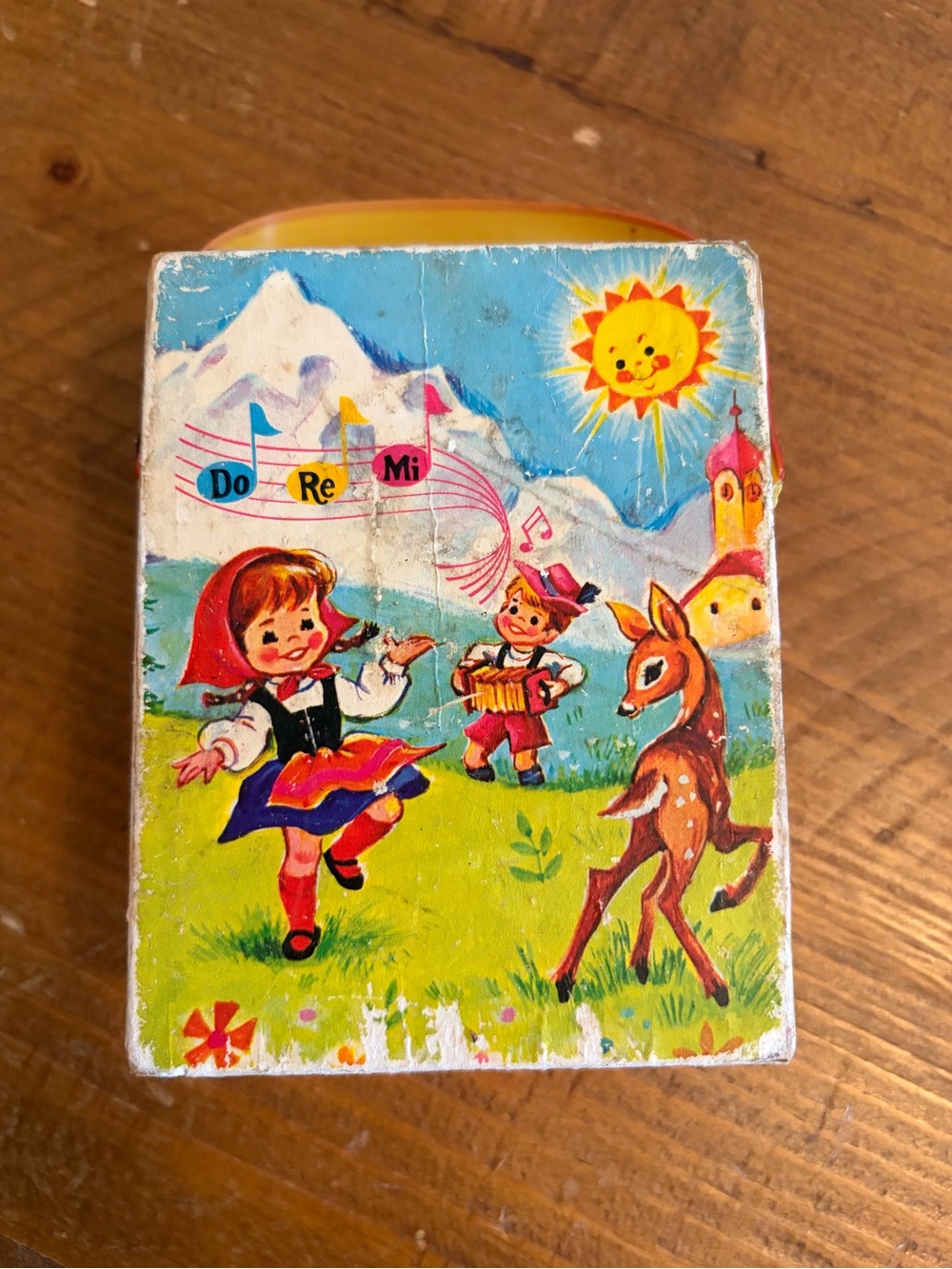 Vintage 1969 Fisher Price Pocket Radio Music Box 🎶 Do Re Mi Toy as is. Works